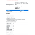 thumbnail image 2 of Front Steering Tie Rod End Assembly - Compatible with 2015 - 2022 Ram 2500 4WD 2016 2017 2018 2019 2020 2021, 2 of 2