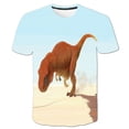 thumbnail image 1 of Dinosaur Cartoon 2022 Summer T Shirts Children's Clothing Boys Girls Short Sleeve T-shirts Kids 3D Jurassic Park TShirts Clothes14T Gong Bohan LED, 1 of 2
