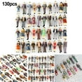 thumbnail image 2 of 130Pcs O scale 1:48 Painted Figures People Passenger Different Poses People, 2 of 3
