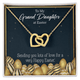 thumbnail image 2 of To Granddaughter  Happy Easter Granddaughter Inseparable Necklace, 2 of 20