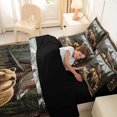 thumbnail image 5 of Manfei Wild Bear 7-Piece Twin Bedding,Snow Mountain Pine Bedding Comforter Set,Brown,Black Reversible, 5 of 7