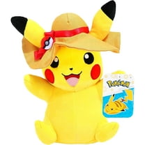 Pokemon 8" Pikachu Plush with Hat Accessory - Officially Licensed Limited Edition - Soft Stuffed Animal Toy Figure - Gift for Kids, Boys, Girls - 2 