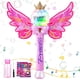 thumbnail image 1 of Máquina de burbujas con varita mágica de hadas, pompas de jabón para niños, juguete de pistola de burbujas con música y luces, juegos de burbujas portátiles para niñas, 1 of 5