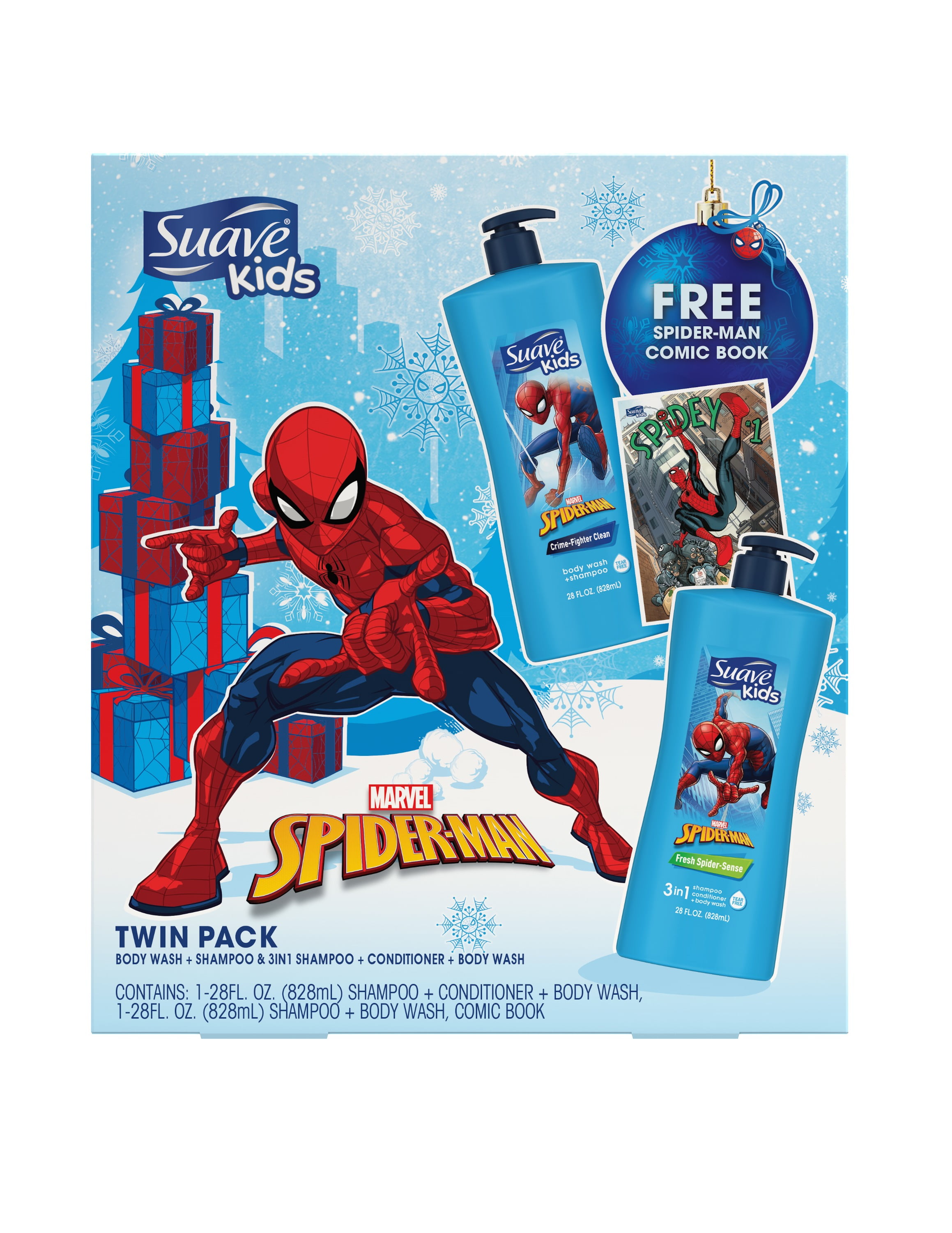 Naturaverde Kids Spider Man Liquid Soap - Spiderman Liquid Soap for Kids
