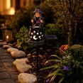 thumbnail image 5 of Halloween Witch Cauldron Garden Light,Witch Stirring Magic Pot Led Outdoor Halloween Garden Light,Yard Lawn Pathway Outdoor Halloween Decoration, 5 of 6