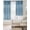 Blue, variant on Turquoise Blackout Curtains 96 Inch Length 2 Panels Set, Modern Abstract Art Ombre Striped Full Shading Curtains for Windows, Blackout Curtains for Bedroom Living Room 52"x96"