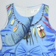 thumbnail image 4 of Girls Neytiri Dress Cartoon Sleeveless Sundress Halloween Cosplay Dress, 4 of 6