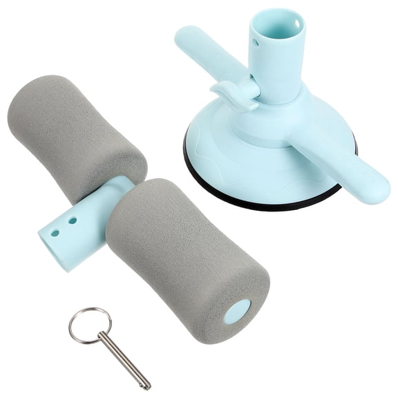 unbranded Sit-up Assistant Device Workout Equipment Home Gym Exercise Cable Handles Sky-blue