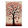 thumbnail image 2 of PHYHOO Valentine's Day Love Tree Garden Flag, Home Outdoor Patio Valentine's Day Party Lawn Garden Flag Decoration -A White, 2 of 6
