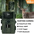 thumbnail image 3 of Vtin Trail Camera 4K 48MP, Game Camera with Wifi Bluetooth 120° Wide Angle, IP66 Waterproof , 0.3 Trigger Time, Starlight Night Visionera, 3 of 15