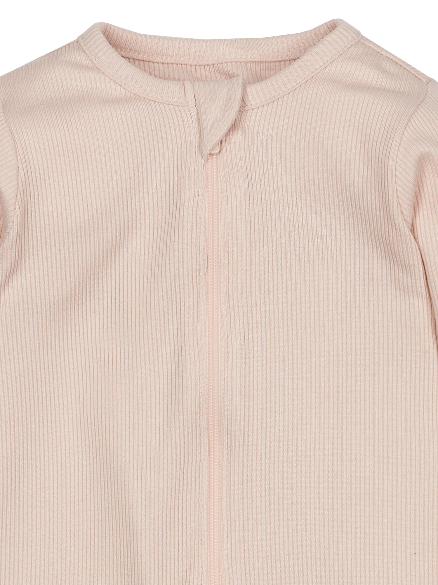 Modern Moments by Gerber Baby Neutral Super Soft Viscose Long Sleeve Coverall, Sizes Newborn - 12 Months