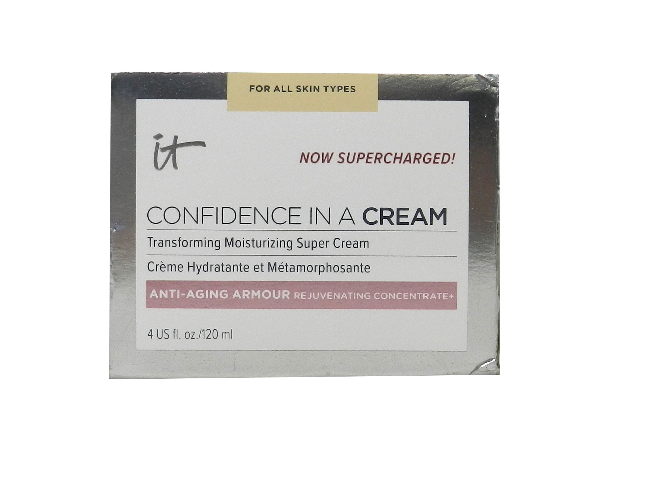 It Cosmetics Confidence In A Cream Anti-Aging Hydrating Moisturizer 4.0oz  New
