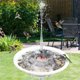 thumbnail image 5 of Fuente de agua con energía solar, jardín, patio, estanque, piscina, pájaro, cuenco de baño, fuente de agua, AS60A1, fondo negro Eigraketly  HA6292-01B, 5 of 6