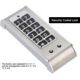 thumbnail image 4 of Nuevos productos en 2023,Teclado digital Bloqueo de código Combinación de leva Gabinete Plata Cómoda contraseña Bloqueo de seguridad codificado, 4 of 4