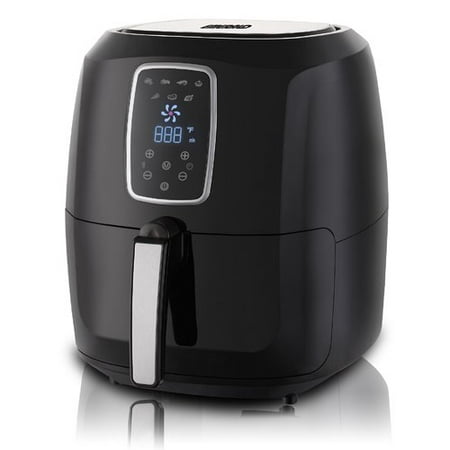 Emerald Air Fryer 1800 Watts w/ Digital LED Touch Display & Slide out Pan/Detachable Basket 5.2L Capacity (Best Air Fryer For Chips)