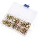 thumbnail image 1 of Abrazadera para tubería de agua, 75 piezas, abrazadera para manguera, accesorio para tubería de agua, abrazadera de zinc chapada en color, calidad superior, 1 of 8