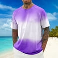 thumbnail image 2 of JAJAHO Tie Dye T Shirts For Men Raglan Short Sleeve Casual Comfortable Graphic Tee For Daily Wear Loose Fit Crew Neck Soft Tops, 2 of 4