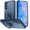 Blue, variant on ANTSHARE for Samsung Galaxy A35 5G Case with [1*Tempered Glass Screen Protector][10FT Military Fully Body Shockproof]360 Rotatable Stand,Compatible with Samsung A35 5G