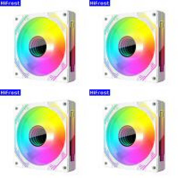 DQrwqpou Ventilador Con Caja 120 Mm Refrigerador 5 V 3 Pines ARGB 12 V 4 Pines PWM Ventilador Chasis (blanco Invertido)