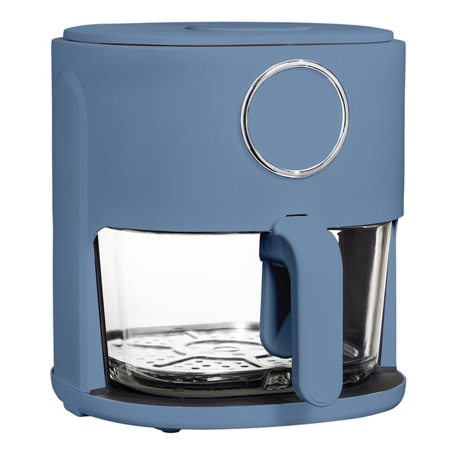 Air Fryer Cook with Color, cesta de vidrio de 1200 W, 4 L, apta para lavavajillas