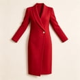 thumbnail image 5 of Sheghy Women Fall Collared Long Sleeve Knee Length Dress Single Button Waist, 5 of 5