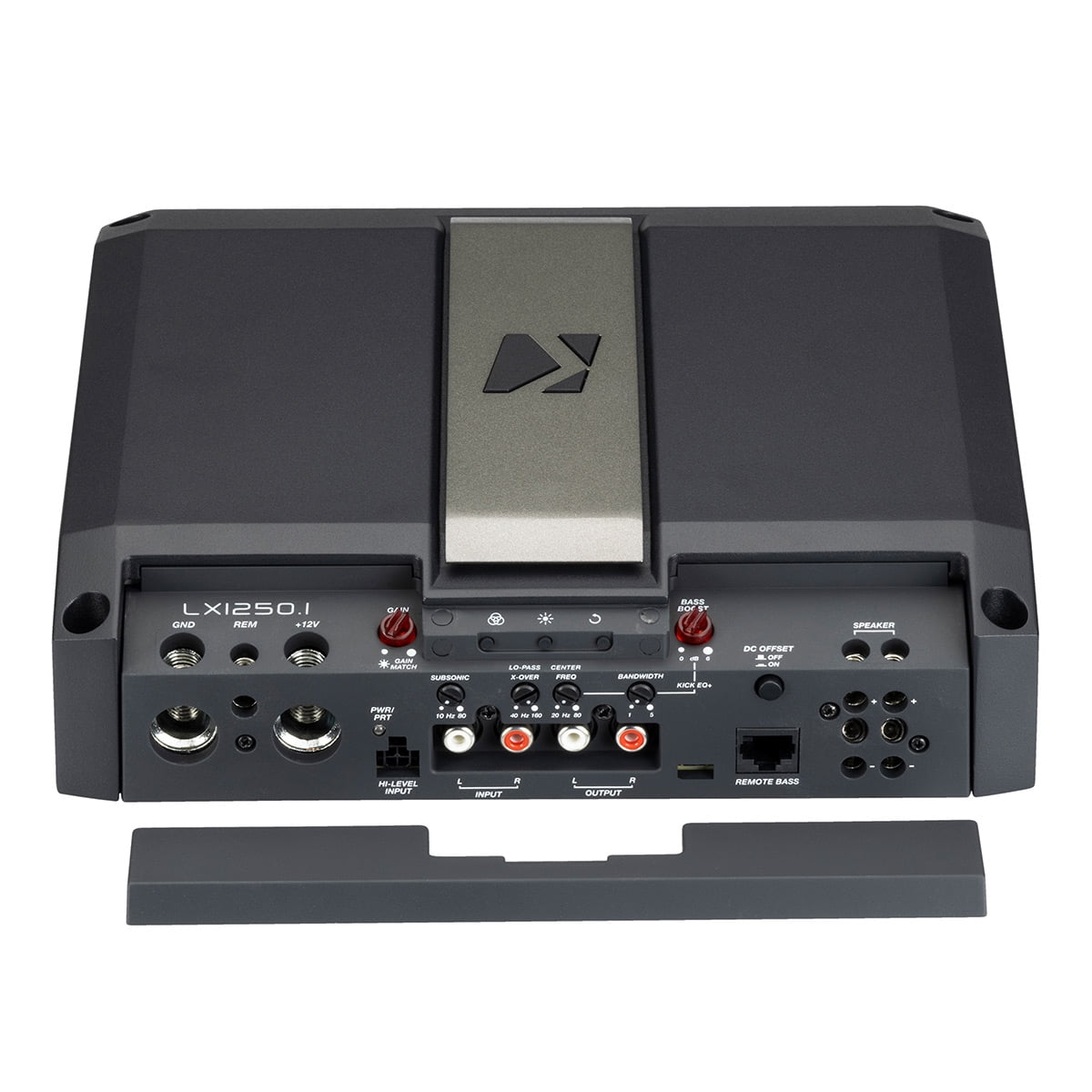 Kicker LX1250.1 Mono Class D Subwoofer Amplifier with Smart Bass