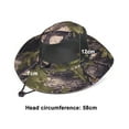 thumbnail image 2 of harmtty Unisex Summer Camo Breathable Mesh Sun Protection Hat Boonie Outdoor Hunting Cap,Army Green, 2 of 8