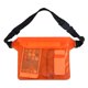 thumbnail image 1 of Bolsa Bolso seca de PVC para deportes al aire libre, impermeable, con bolsillo, riñonera (naranja), 1 of 5