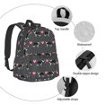 Cute Border Collie Dog Pattern Casual Backpack Lightweight Large