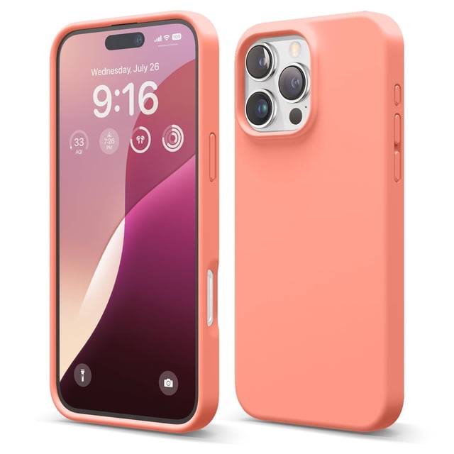 Funda de teléfono Elago compatible con iPhone 16 Pro Max de silicona