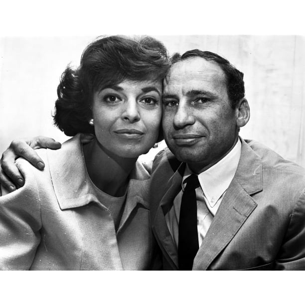 Mel Brooks and Anne Bancroft Photo Print (30 x 24