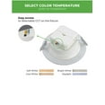 thumbnail image 4 of ETI 8"/10'' Multi-Voltage Canless Downlight with 4CCT COLOR PREFERENCE®, 53189111, 4 of 9