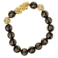 thumbnail image 4 of Paquete De 5 Feng Shui s De Buena Para Hombres Mujeres De De amulèto De Pi Yao Joye Fernando Pulsera de obsidiana Pi Xiu, 4 of 7