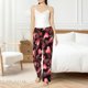 thumbnail image 4 of Balery Ladybugs and Red Hearts Pantalones de pijama para mujer, pijamas ultraligeros, pantalones de estar por casa-XX-Large, 4 of 6