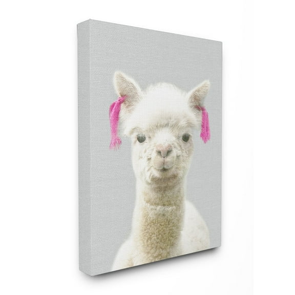 The Stupell Home Decor Collection Alpaca Linen Look Canvas Wall Art
