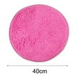 thumbnail image 5 of Dream Lifestyle Modern Fluffy Circle Coral Velvet Area Rug, 40cm x 40cm, Soft, 5 of 7