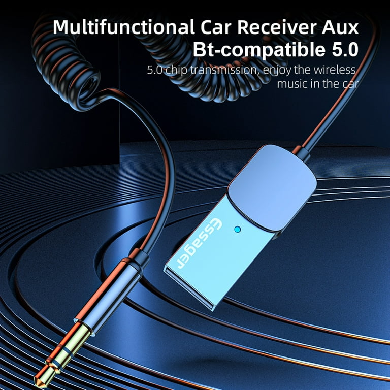 Usb Bluetooth Adapter For Car 3.5mm Jack Audio Wireless Receptor