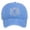 Light Blue, variant on Distressed Washed Baseball Cap With Tiger Embroidery Unisex Vintage Sun Visor Dad Hat For Outdoor Casual