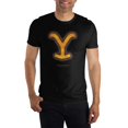 thumbnail image 1 of Yellowstone Glowing Brand Black T-Shirt, 1 of 3
