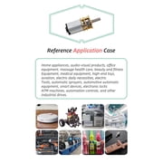 CHANCS N20 Small DC 3V 1000RPM Shaft Length 10mm Geared Motor with Metal Gearbox for DIY RC Toys 2PCS