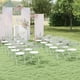 thumbnail image 4 of Costway Paquete de 4 Sillas Plegables, de Comedor con Asiento y Respaldo de Plástico, Estructura de Metal Resistente, Capacidad de Carga de 350 kg, para el Hogar, Oficina, Evento, Blanco, 4 of 5