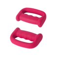 thumbnail image 2 of harayaa 2 Pieces Boxing Dumbbells D Shape Grip Hand Weight for Aerobics Exercises Walkin Pink, 2 of 9