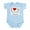 Sky Blue, variant on CafePress - I Heart My Puerto Rican Grandma Infant Bodysuit - Baby Light Bodysuit, Size Newborn - 24 Months