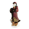 thumbnail image 3 of Roman 11.5" Santa with Puppies and Bell Christmas Tabletop Figurine, 3 of 3