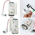 thumbnail image 2 of 3in Toilet Cistern Flush Valve Overflow Lever Operated Dual Flush For 2-Piece Tank, 2 of 4