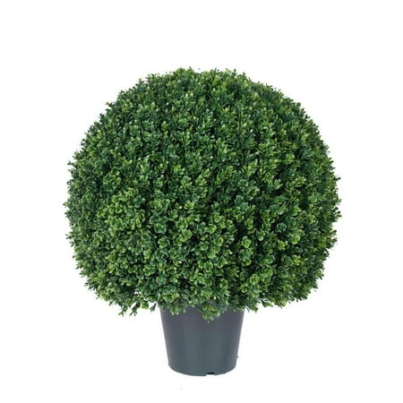 vickerman boxwood uv topiary artificial shape ball resistant pot