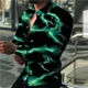 thumbnail image 1 of Camisa de hombre con estampado 3D deslumbrante, ropa de calle de diseñador, blusas casuales de moda con botones, camisa social elegante de manga larga para hombre, 1 of 6