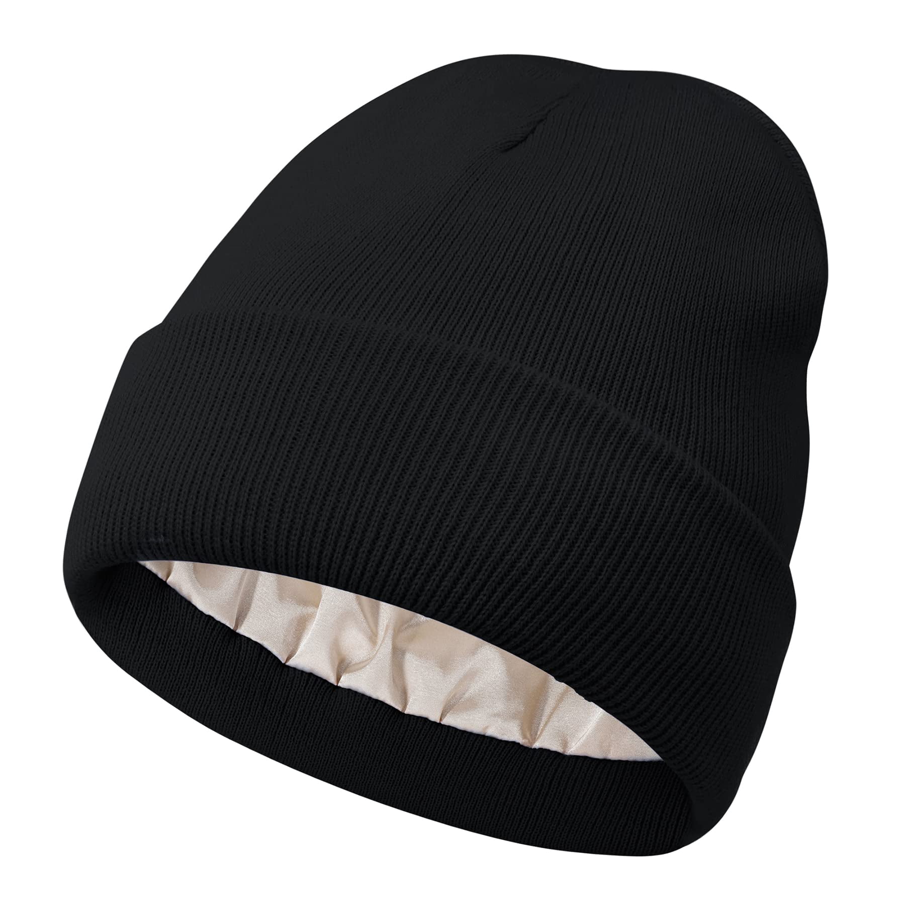 帽子 CALME _loose fit beanie BLACK 71fe8930-4b9a-46a7-bfad-