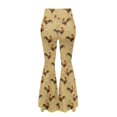 thumbnail image 5 of Xoenoiee Rooster Chicken Print Flare Yoga Pants for Women Ladies Crossover Flare Leggings High Waisted Bootleg Pants Workout Soft Bootcut Leggings, L, 5 of 7
