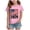 Pink, variant on WUANDIXFA Kids Shirt 250 Anniversary USA Girls' United States Patriotic T-Shirt with American Flag Crewneck Short Sleeve Green,11-12 Years